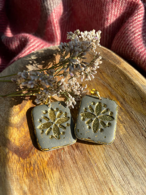 Mearrings.nl - Elegance - Beach Stones - Earrings - Polymeerklei_Earrings - Blossom