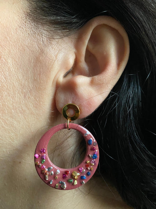 Mearrings.nl - Elegance - Beach Stones - Earrings - Polymeerklei_Earrings - Blossom