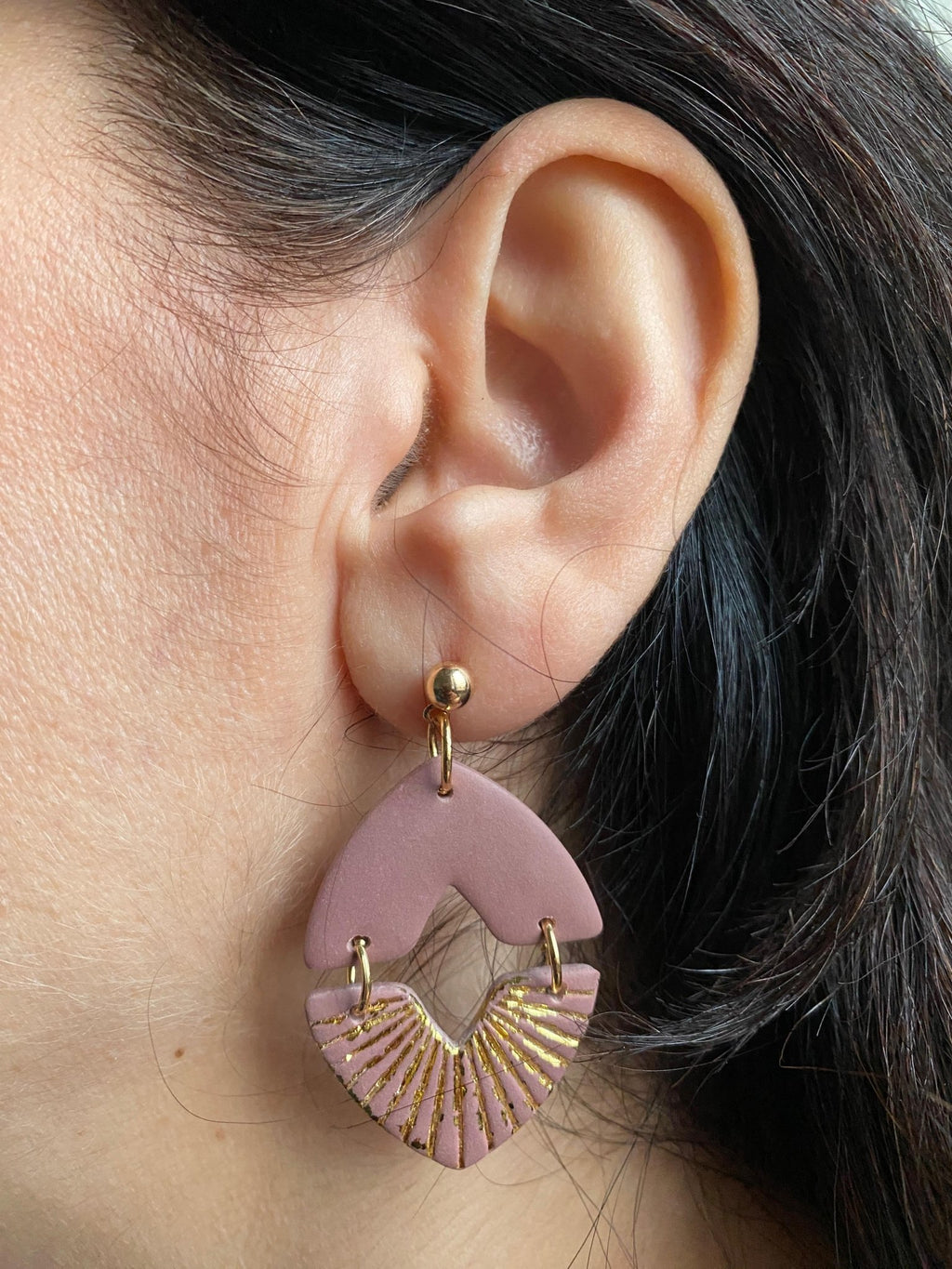 Mearrings.nl - Elegance - Beach Stones - Earrings - Polymeerklei_Earrings - Blossom