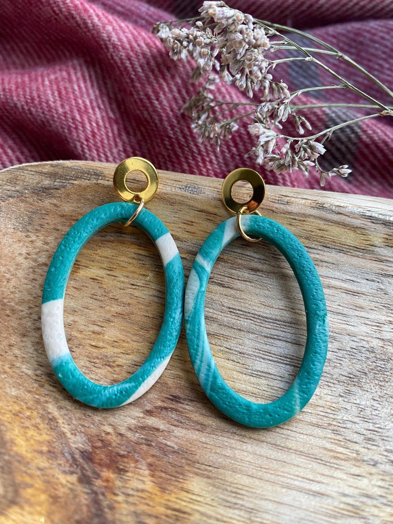 Mearrings.nl - Elegance - Beach Stones - Earrings - Polymeerklei_Earrings - Blossom