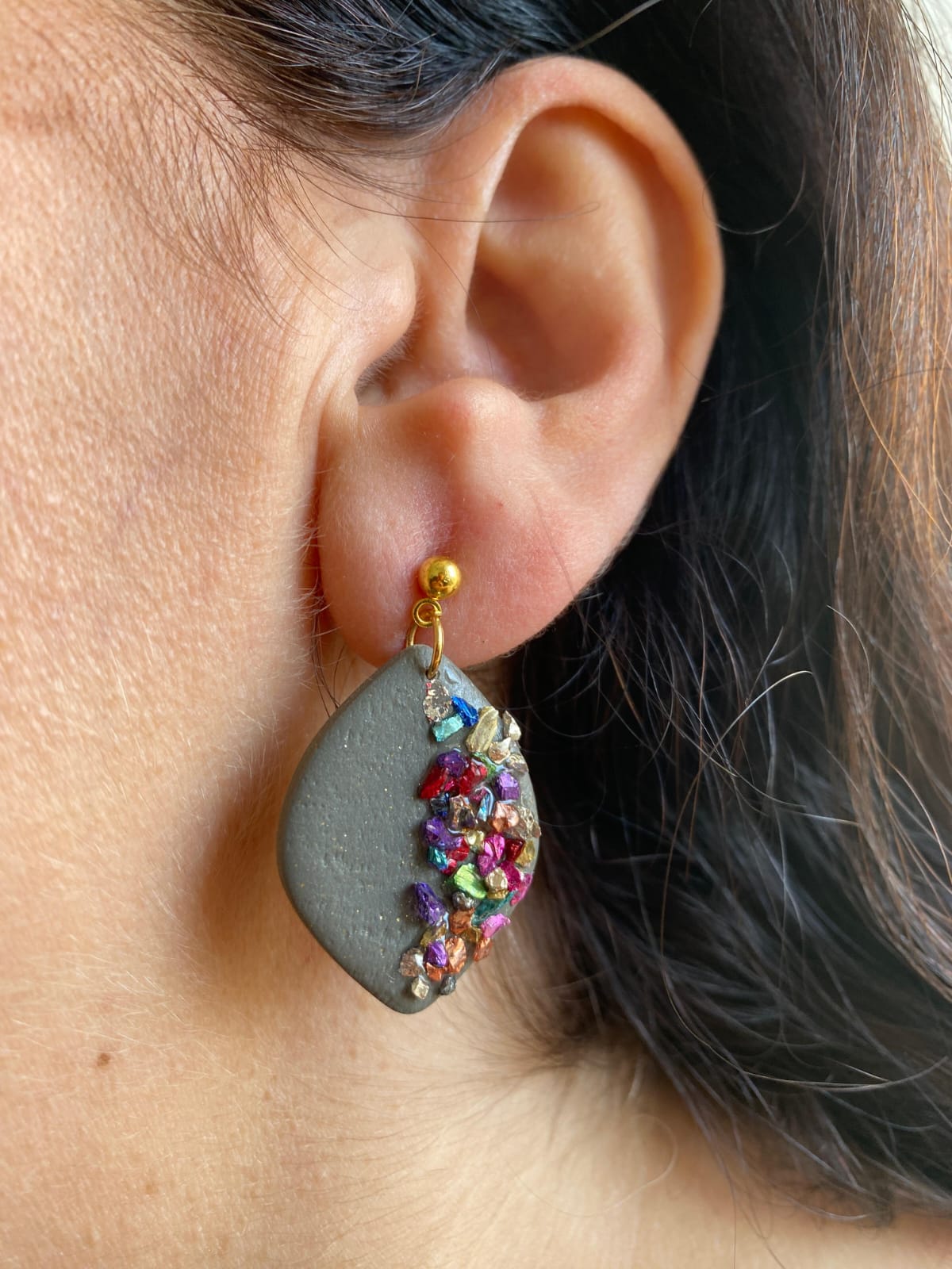 Mearrings.nl - Elegance - Beach Stones - Earrings - Polymeerklei_Earrings - Blossom