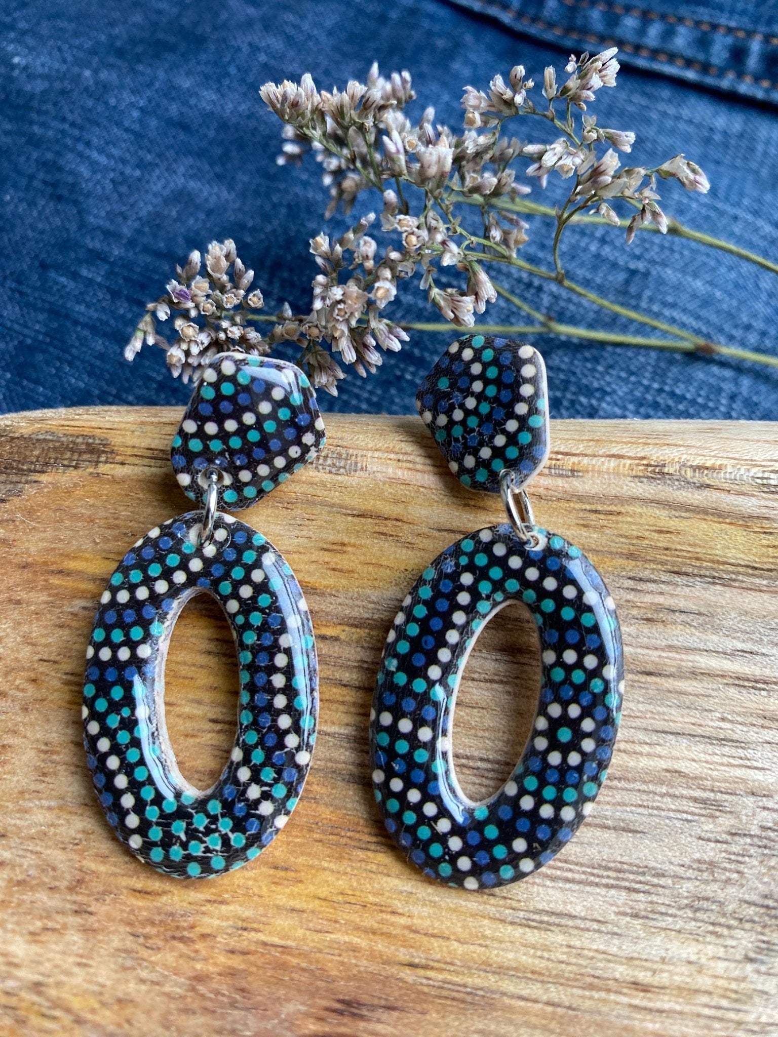 Mearrings.nl - Elegance - Beach Stones - Earrings - Polymeerklei_Earrings - Blossom