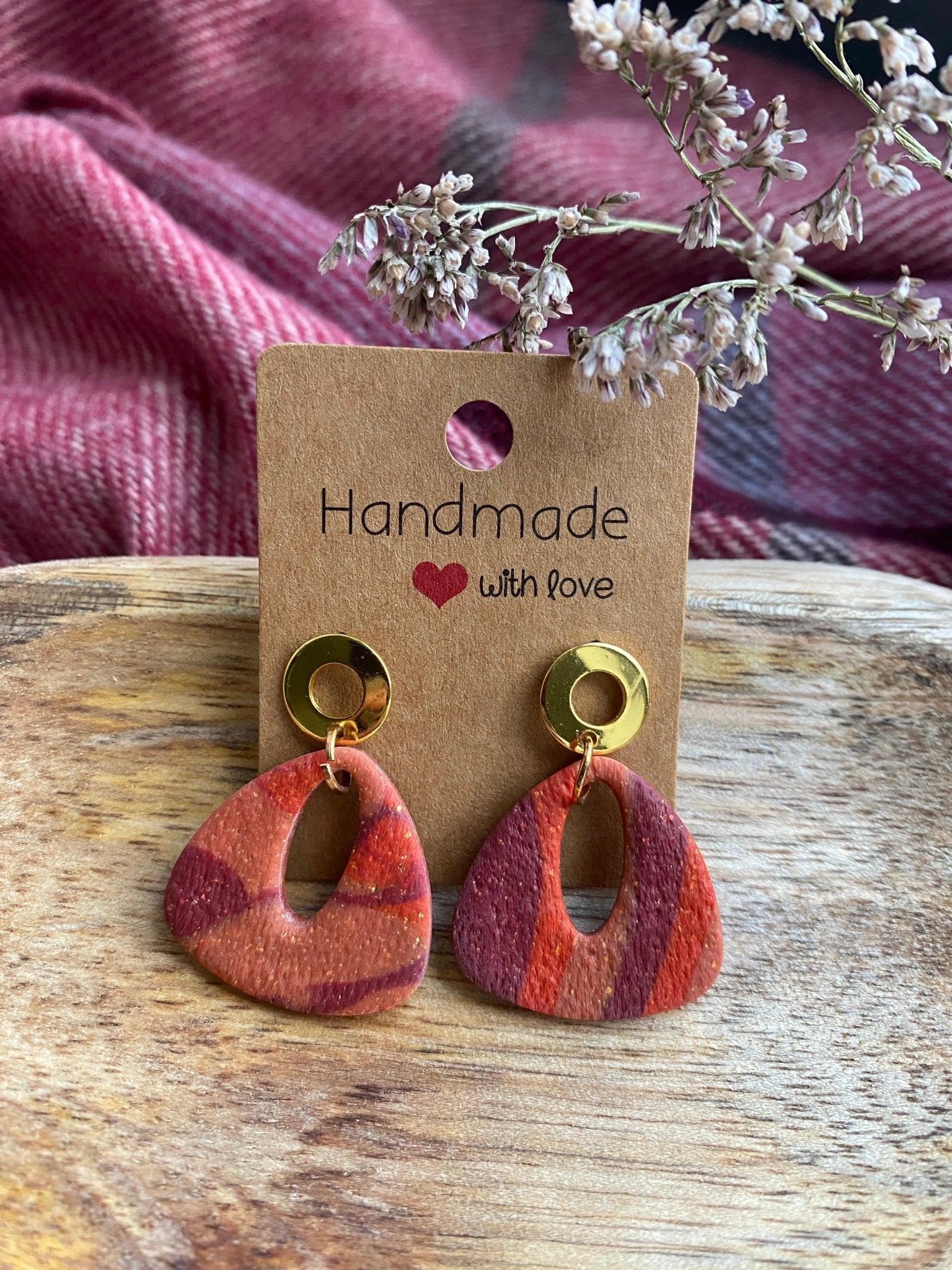 Mearrings.nl - Elegance - Beach Stones - Earrings - Polymeerklei_Earrings - Blossom