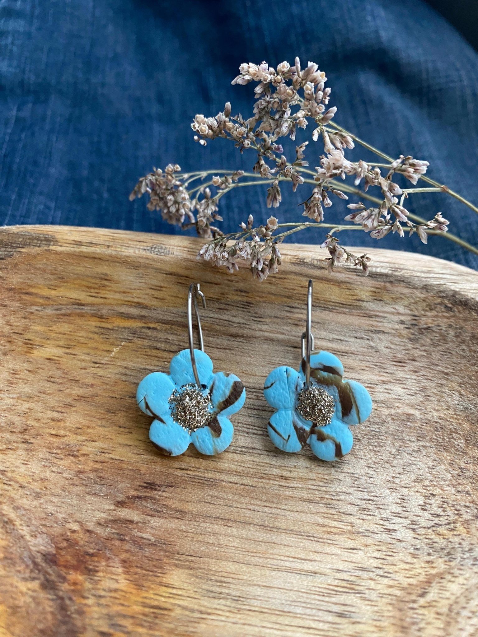 #Mearrings.nl# - #Elegance# - #Beach Stones# - #Earrings# - #Polymeerklei_Earrings# - #Blossom#