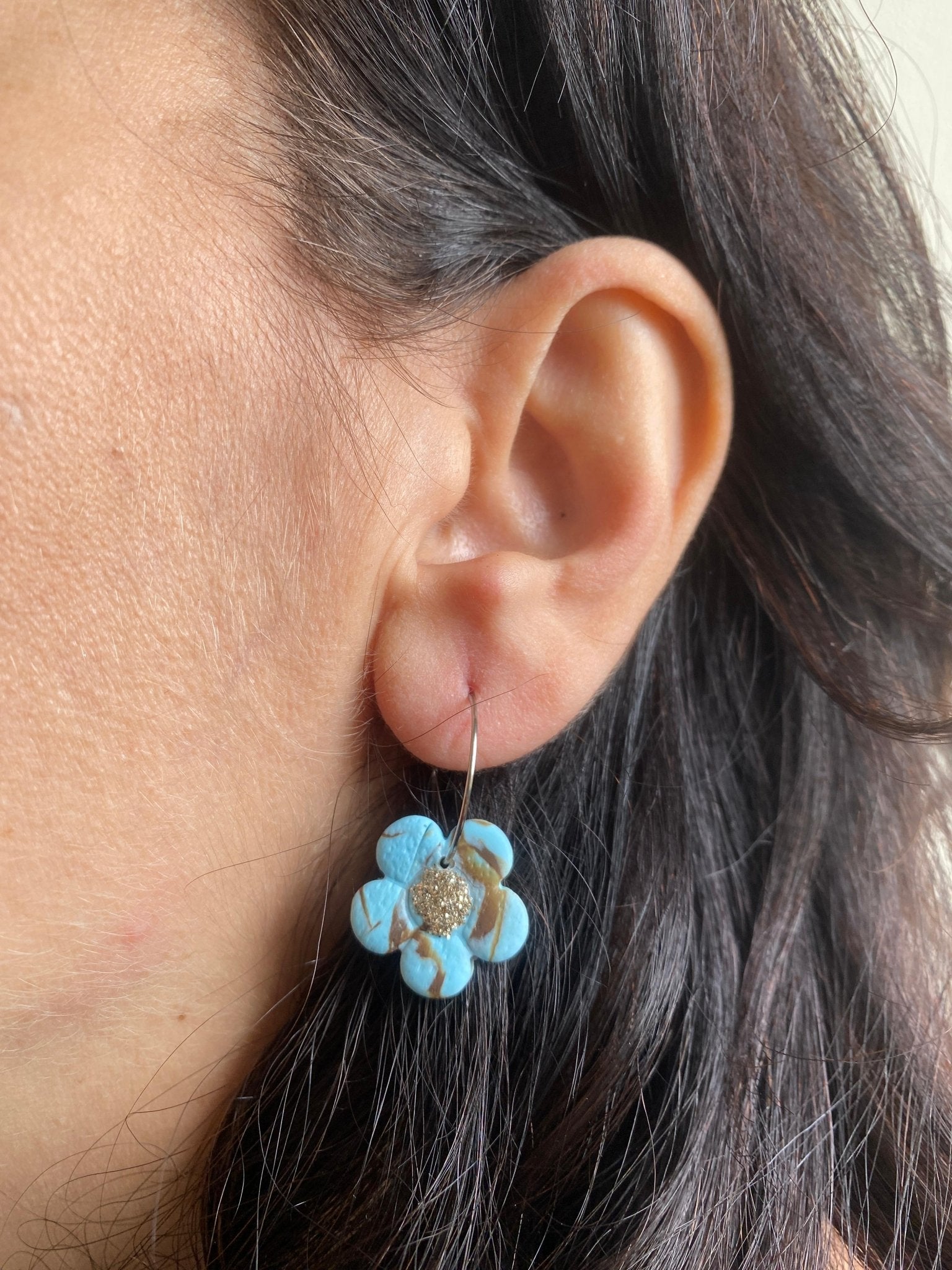 #Mearrings.nl# - #Elegance# - #Beach Stones# - #Earrings# - #Polymeerklei_Earrings# - #Blossom#