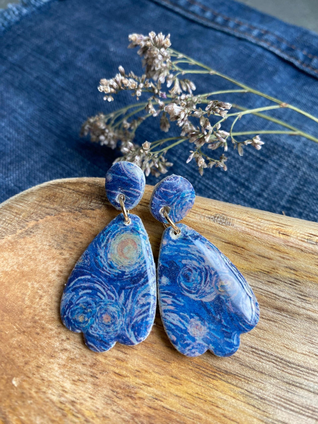 Mearrings.nl - Elegance - Beach Stones - Earrings - Polymeerklei_Earrings - Blossom