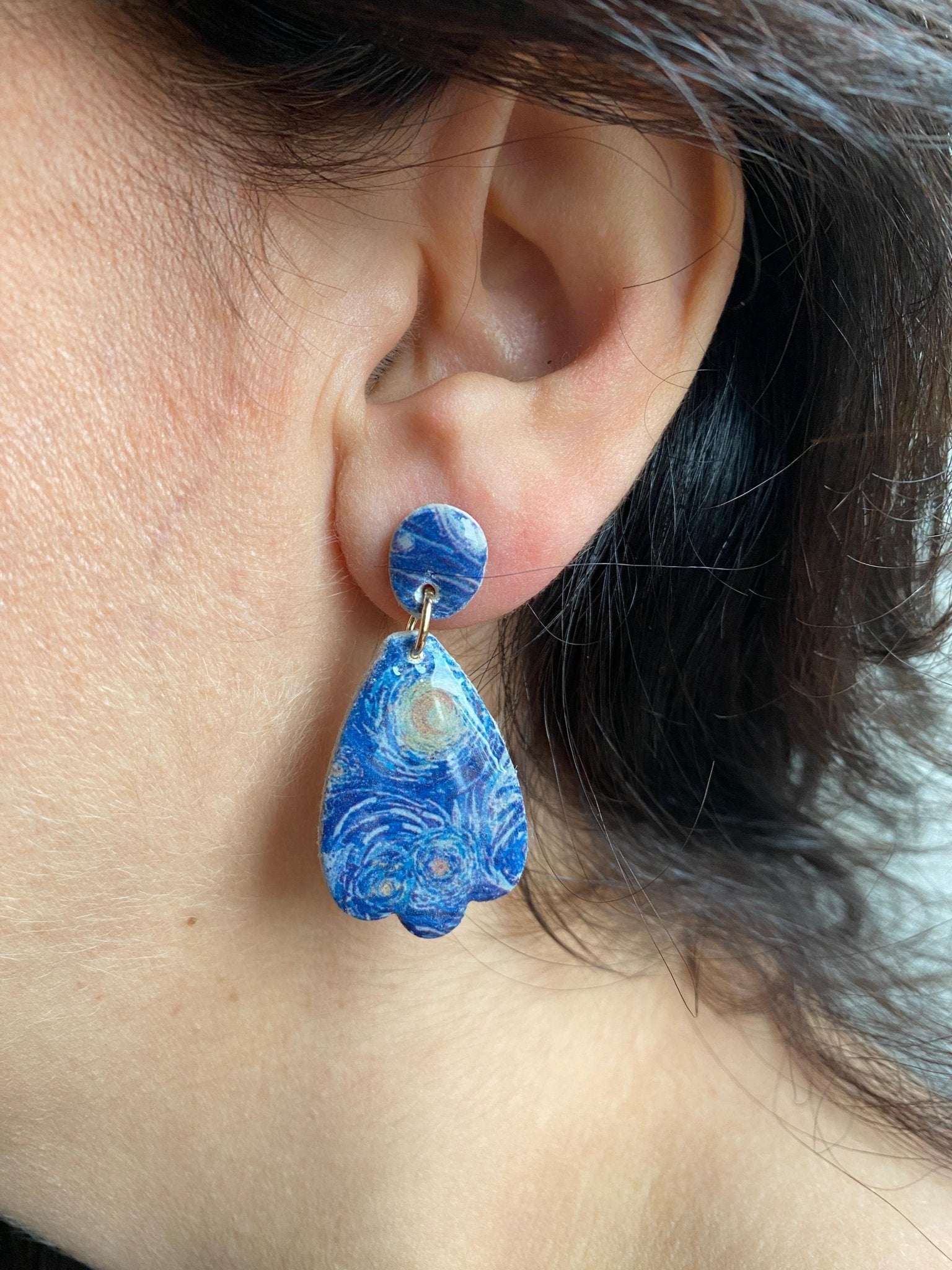 Mearrings.nl - Elegance - Beach Stones - Earrings - Polymeerklei_Earrings - Blossom