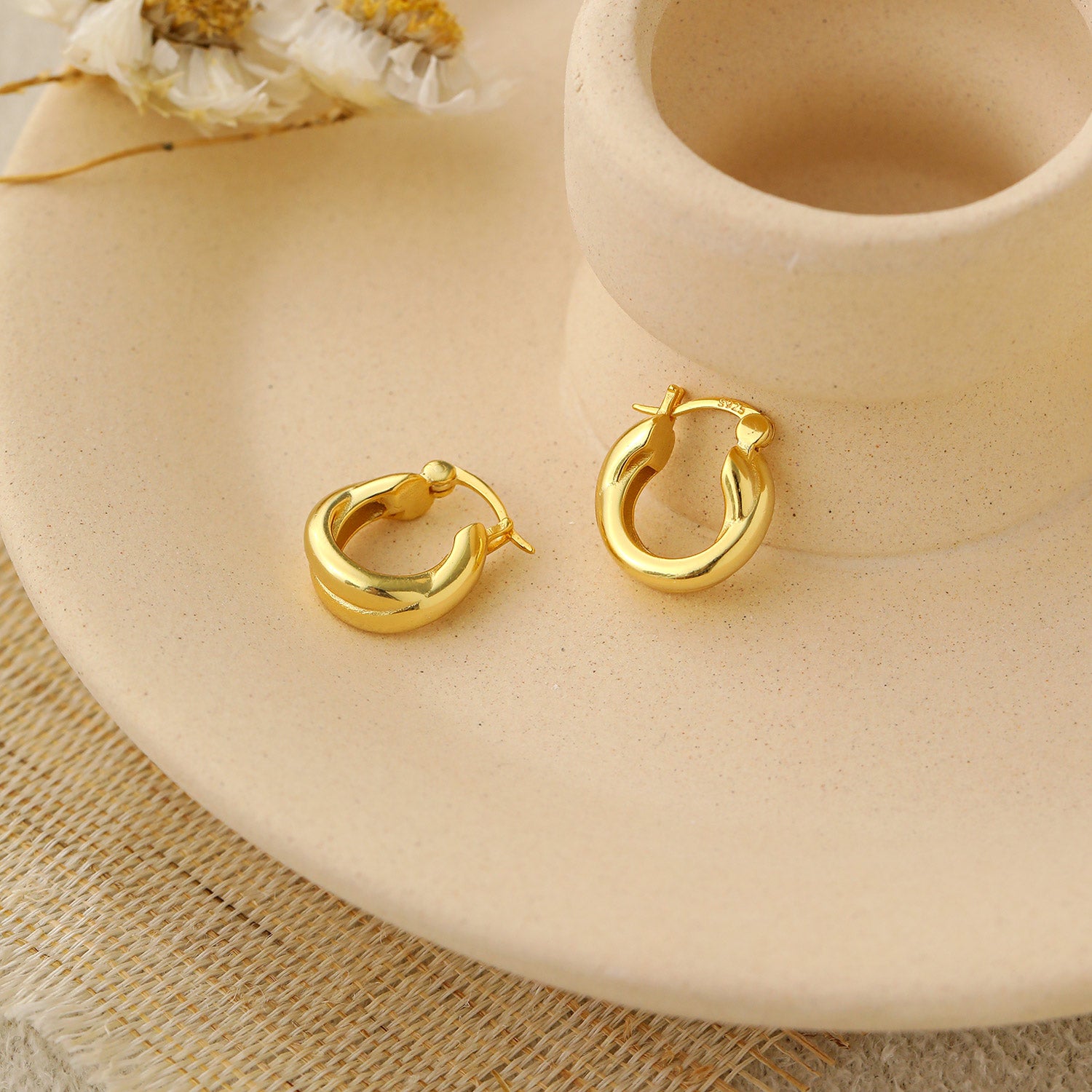Mearrings.nl - Elegance - Beach Stones - Earrings - Polymeerklei_Earrings - Blossom